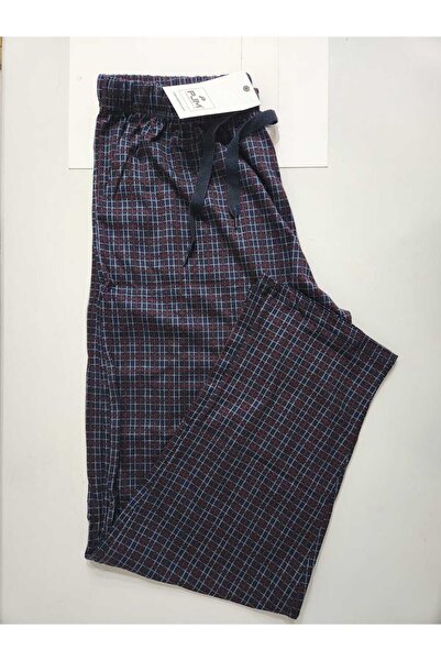 Pijamoni بنطلون بيجامة رجالي من القطن المضغوط بمقاس كبير مع جيوب 710