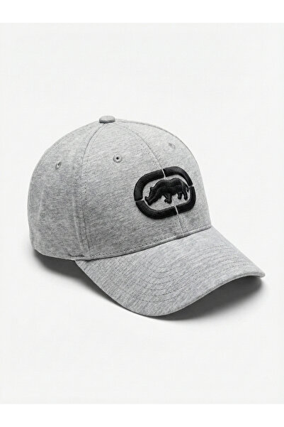 ecko unltd. قبعة كيتس رمادية اللون مطرزة للجنسين