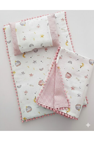 Wenaris Baby Diaper Set with Blanket, Cushion, Baby Pillow, Newborn, Crib, Ba...