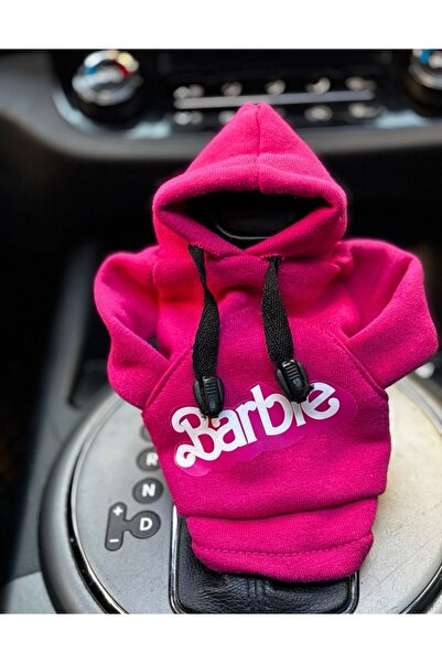 Asel BARBİE Pembe Vites Poları Kapşonlu Sweatshirt
