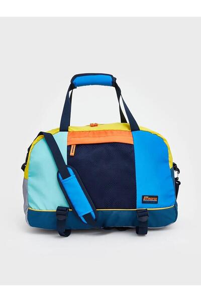 LC Waikiki Turkuaz Color Block Boy's Sports Bag (S6)