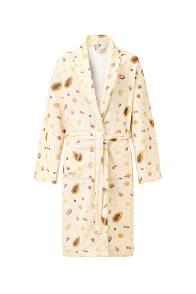 Punchiess Papaya Bathrobe Dressing Gown