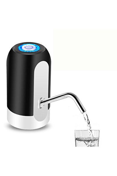 Bayırtech Typ-C Şarjlı Otomatik Damacana Su Pompası Beyaz(Damacana Kapağı İle Takılmalıdır.)