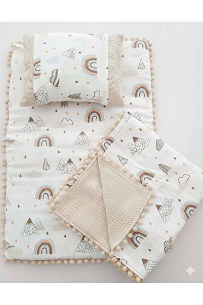 Wenaris Baby Diaper Set with Blanket, Cushion, Baby Pillow, Newborn, Crib, Ba...