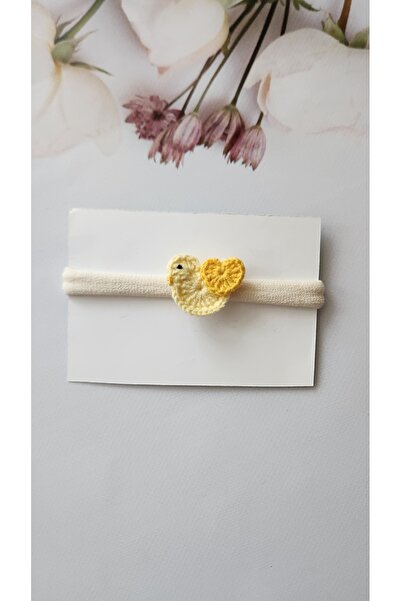 Baby El örgüsü kuş model bebek bandana 0-1 yaş Antialerjik