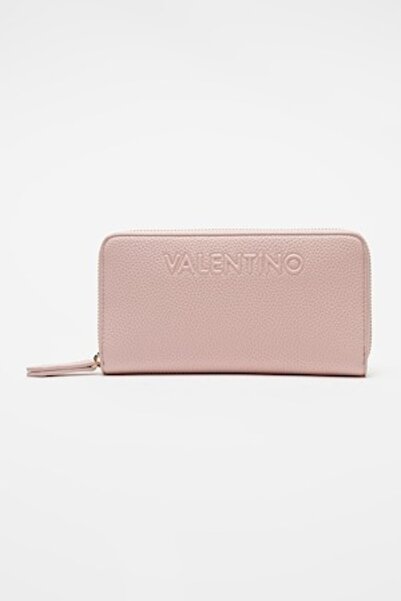 Valentino Bags Bags - Rised Re Zip Wallet, Gold, Pastel Pink
