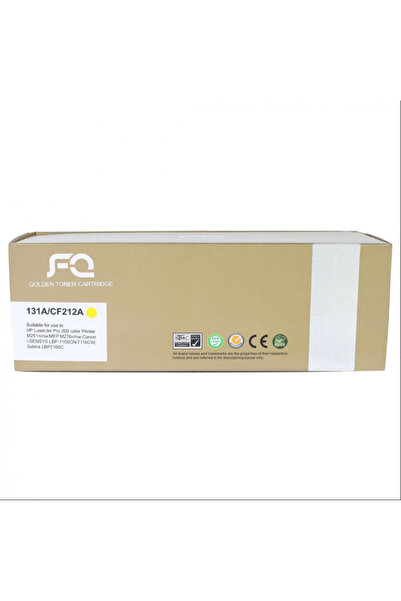 FQ Gold laser toner compatible with CF212A 131A yellow