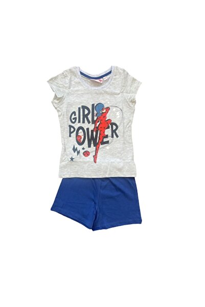 Ladybug - Short Sleeve T-Shirt Pajama, Shorts Gray 122-128 cm