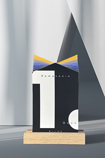 Sticker Ekspres Modern Tasarım Ramazan Takvimi - 30 Günlük Ramazan Masa Takvi...