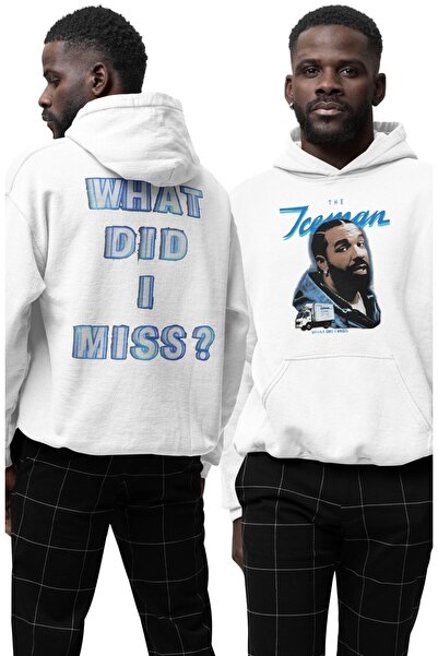 Fuddy Moda سويت شيرت بقلنسوة مطبوع عليه The Iceman Drake للجنسين، هودي بتصميم...