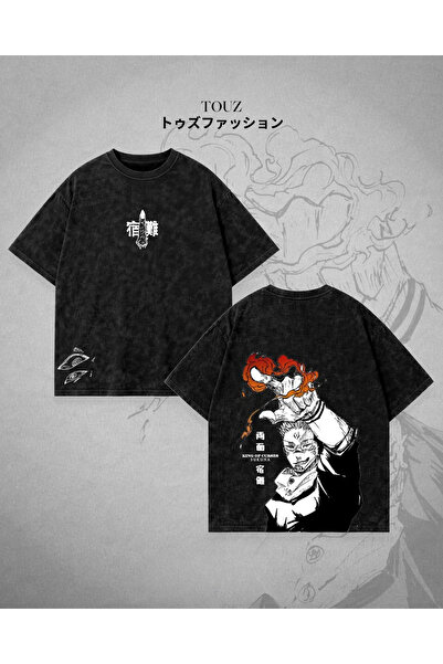 Toum Jujutsu Kaisen Printed Unisex Oversize T-Shirt