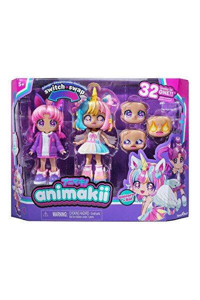 Animakii Baby and Accessory Set - Unicorn and Bat