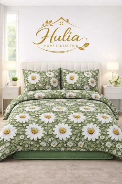 Altıntaş soft 5D cearșaf cu elastic piese lenjerie de pat pentru două persoan...