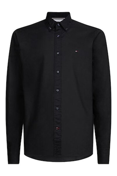 Tommy Hilfiger Cămașă Oxford Regular Fit, Negru, M
