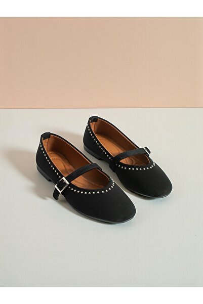 Jarrox Balerini VENELL din piele intoarsa cu textura, cu detaliu Trok si cata...