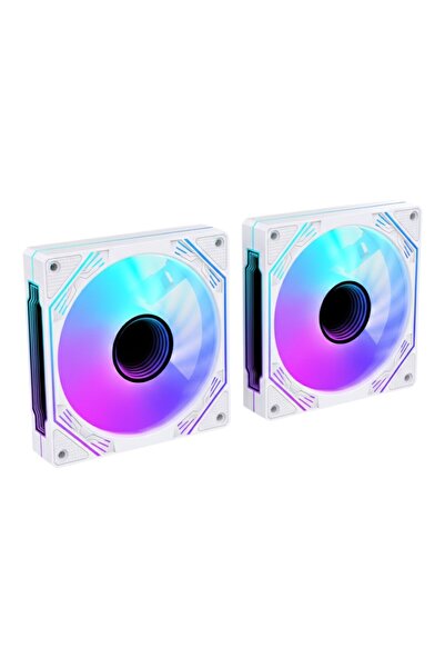 Next Gaming NG-A120W 2 Adet Infinity Mirror ARGB PWM Kasa Fanı Beyaz