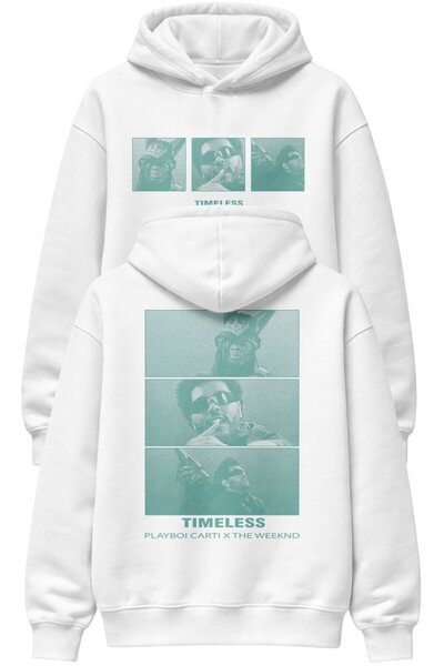 Fuddy Moda Hanorac unisex atemporal The Weeknd cu imprimeu pe spate tricou , ...