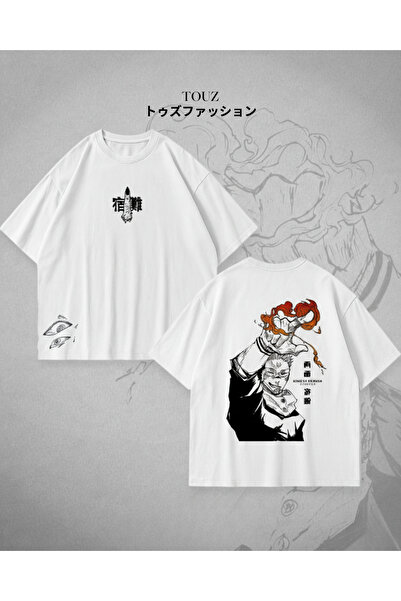 Toum Jujutsu Kaisen Printed Unisex Oversize T-Shirt
