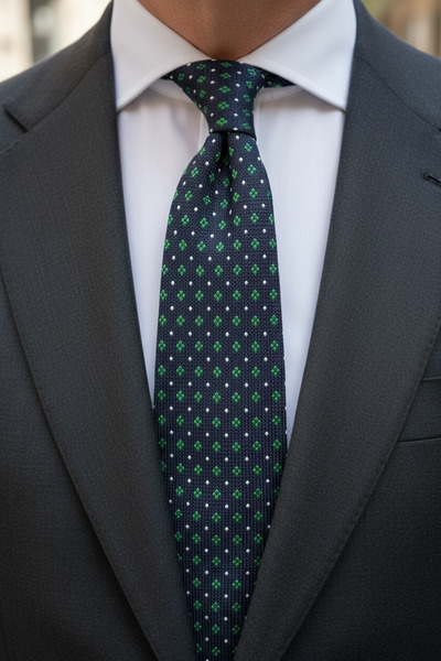 CROATE Italy Como Collection – 100% Pure Silk Tie