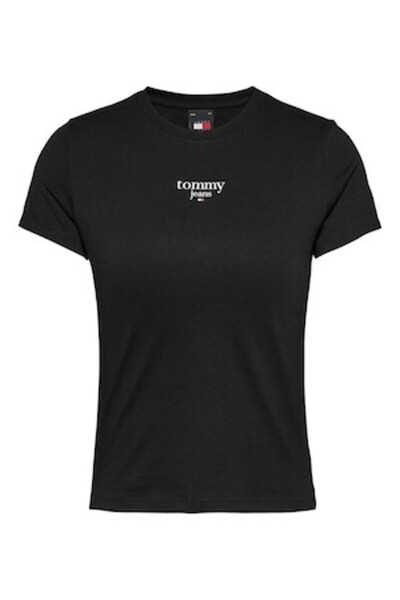 Tommy Jeans Women's T-Shirt with Round Neck and Logo