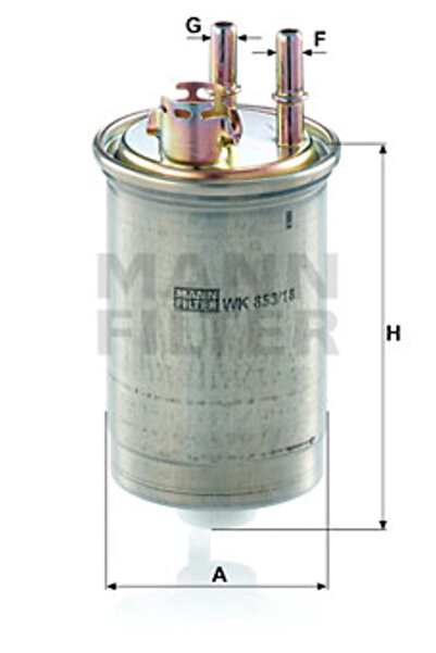 Mann-Filter Fuel filter WK 853/18