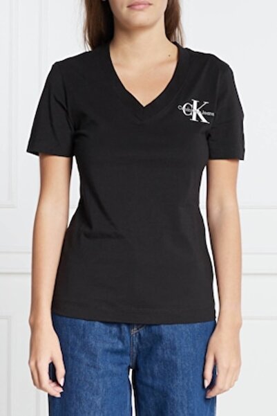 Calvin Klein Jeans Tricou de damă cu decolteu în V