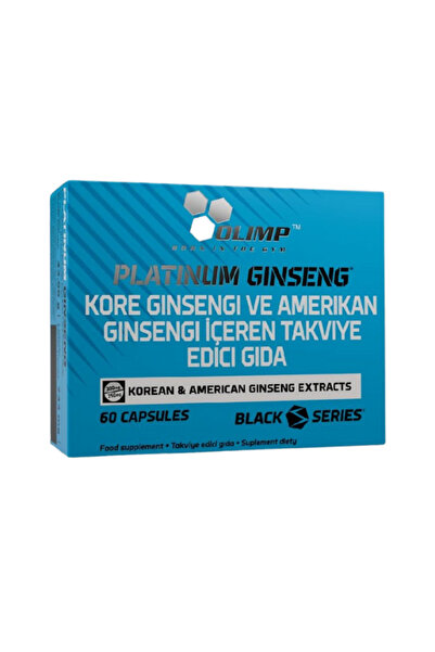 Olimp Platinum Ginseng Supplement with Korean and American Ginseng