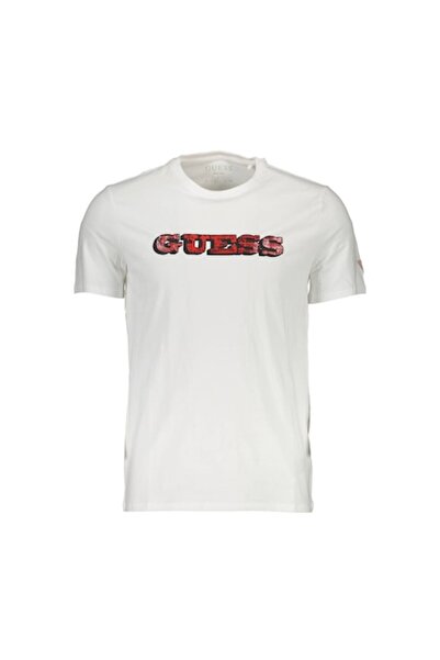Guess Jeans Men's T-Shirt, Logo, White