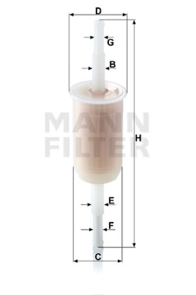 Mann-Filter Fuel filter WK 32 (10)