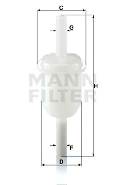 Mann-Filter Fuel filter WK 31/4 (10)