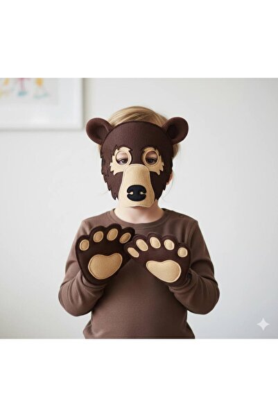 NURVİA SENSORY ÖZEL ÜRETİM Keçe Ayı Kostumü