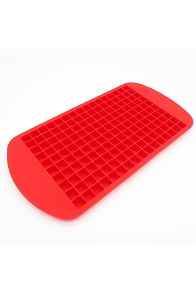 Choice6 Red 160 Grid Mini Silicone Ice Tray Ice Cubes Foldable Ice Mold Ice B...