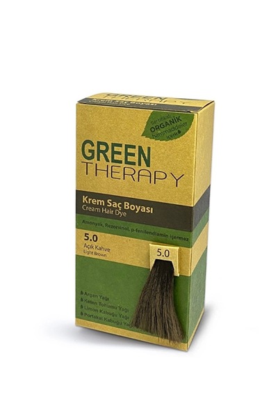 Green Therapy 5.0 Açık Kahve Saç Boyası