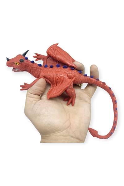 doremodam لعبة فيدجت - مجسم ديناصور قابل للتمدد 30 سم - التنين (ليسينا)