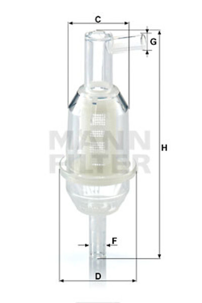 Mann-Filter Fuel filter WK 31/11 (10)