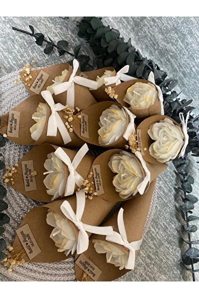 MUM PALACE handmade candle Kişiye Özel 10 adet Nişan kına Düğün Söz Doğum gün...