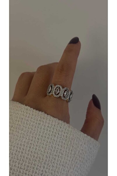 Regina Accessories خاتم كريستال VIP بقصة ماركيز قابل للتعديل