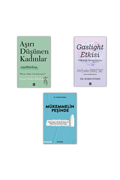 STABİL KİTAP Aşırı Düşünen Kadınlar - Gaslight Etkisi - Mükemmelin Peşinde (K...