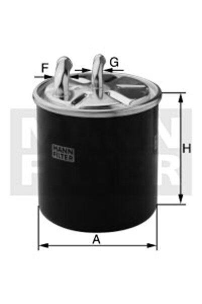 Mann-Filter Fuel filter WK 820/5