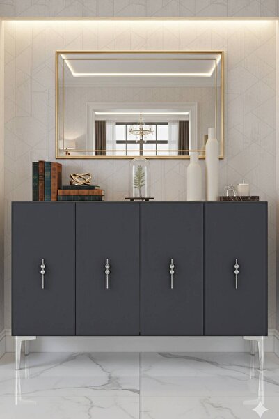 YUMEDİ DESİGN KA1217AS - AYSHE KONSOL ,TV SEHPASI , ÇOK AMAÇLI DOLAP, KAHVE K...