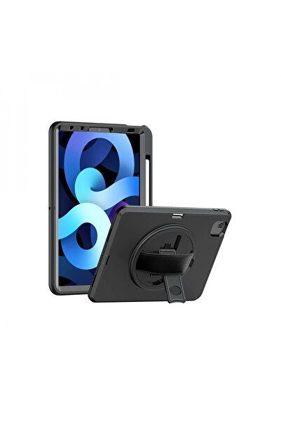 byhodi iPad 2022 10.9 (10Th Generation) Case Hand Strap Tablet Case - Black