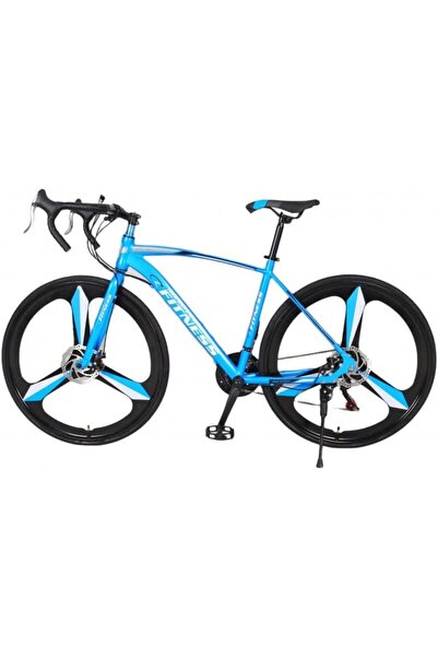 alnawadervillage F9-24-M-BL Road Bike by Fitness Minutes, 24 Inch, Blue