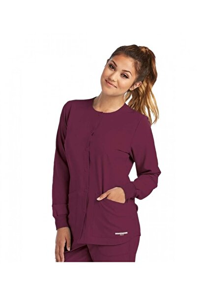 SKECHERS Skechers Stability Scrub Top in Burgundy