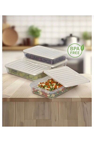 Soft Chef 2-Piece Deep Freezer and Storage Container Set (2400 ml - 1200 ml)