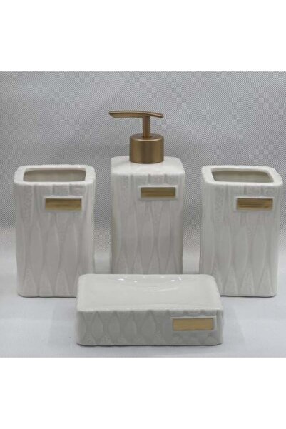Generic Luxury 4-Piece Bathroom Accessories Set