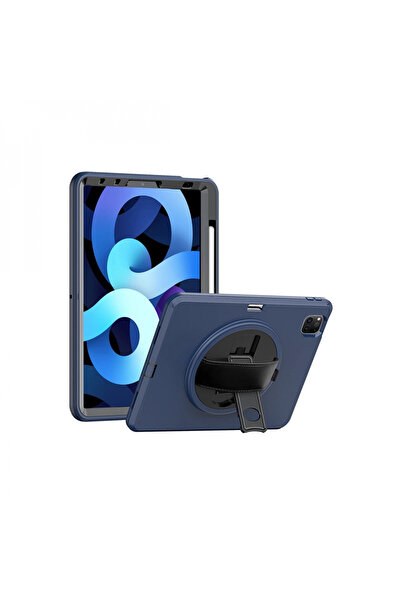 byhodi iPad Pro 11 (2018) Case Hand Strap Tablet Case - Navy Blue