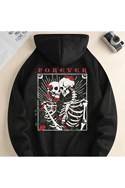 bellanova سويت شيرت أسود للجنسين قصة فضفاضة 3 Thread Shardonlu - جودة ممتازة ...