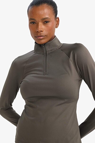 DeFacto Standard Fit High Neck Sports T-Shirt B0811Ax26Sp