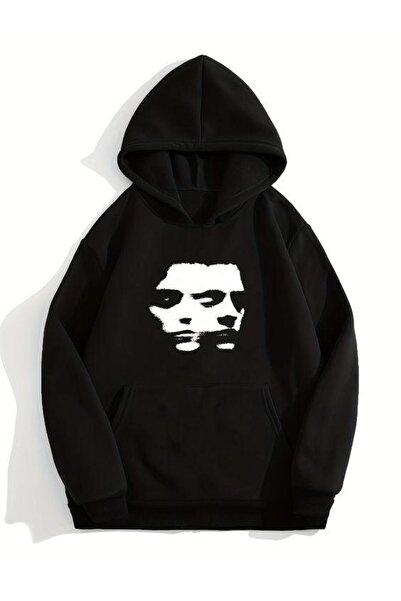 COZYWEAR سويت شيرت أسود للجنسين قصة فضفاضة 3 Thread Shardonlu - جودة ممتازة م...
