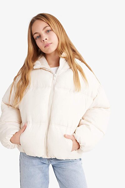 DeFacto Girl's Hooded Coat F5876A826Sp